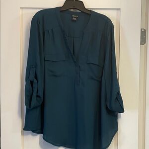 Torrid Deep Teal Blouse